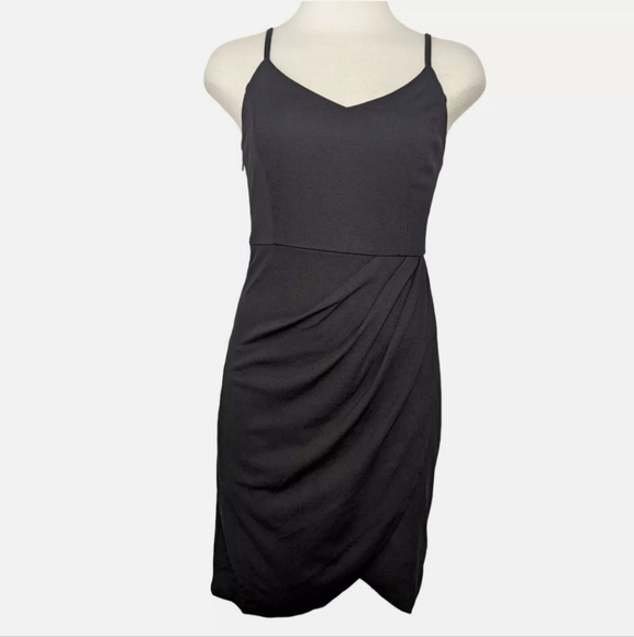 Zalalus Dresses & Skirts - Black Mini Evening Party Dress - Size Large NWT